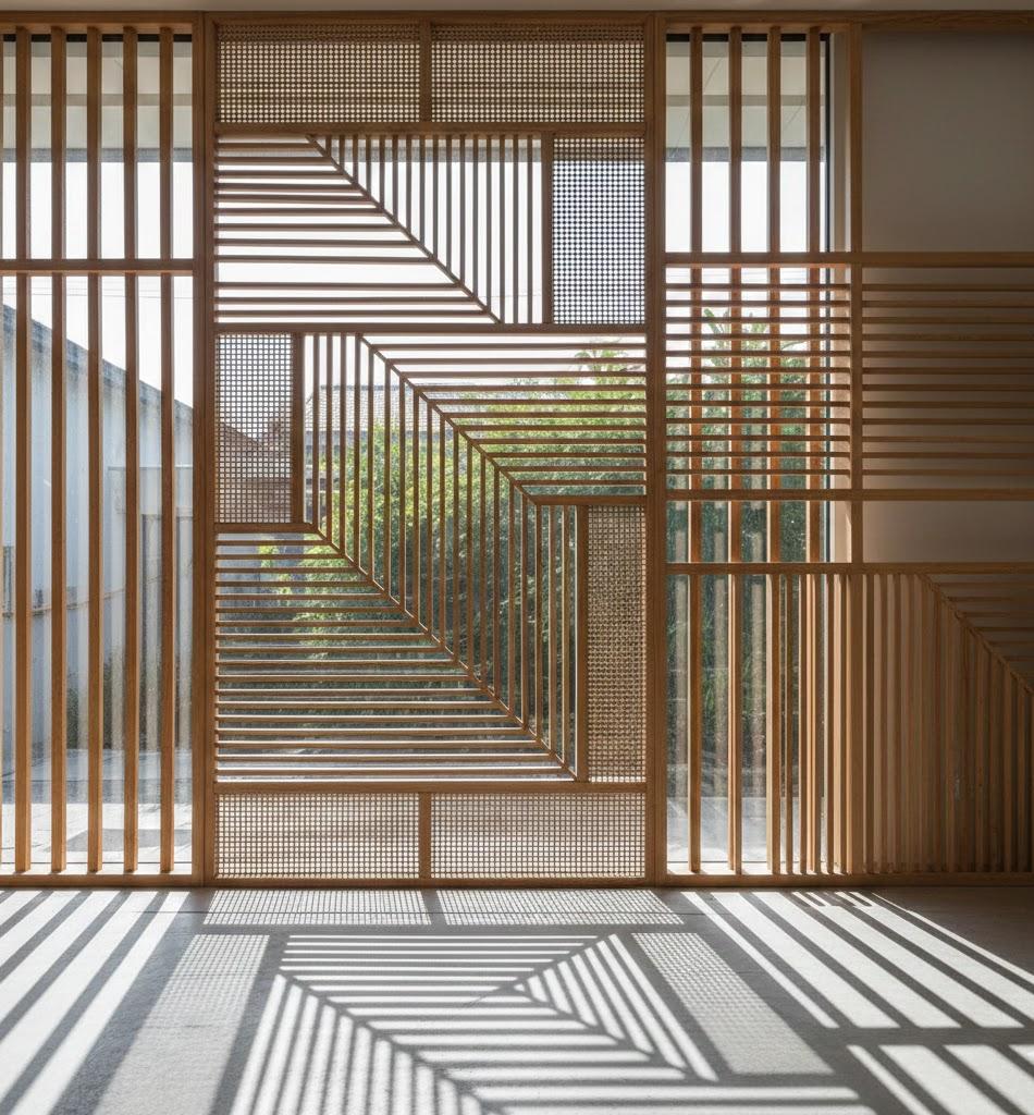 視線を遮り光を通す「格子（スクリーン）」の魔術