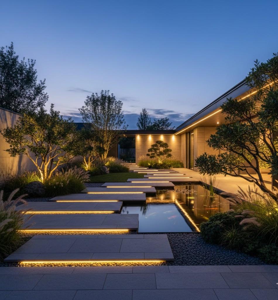 夜の表情を変えるライティング計画