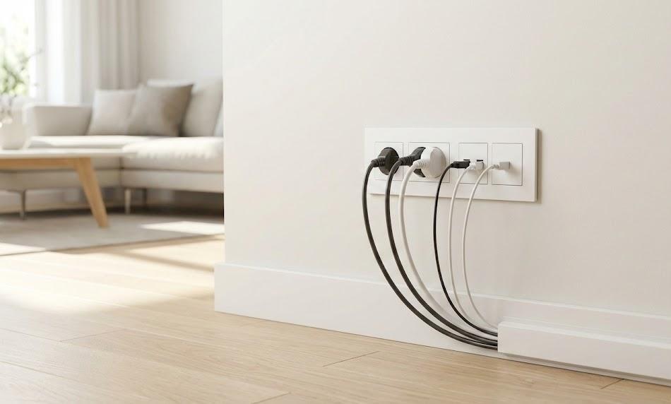 ストレスフリーな「コンセント・配線」配置